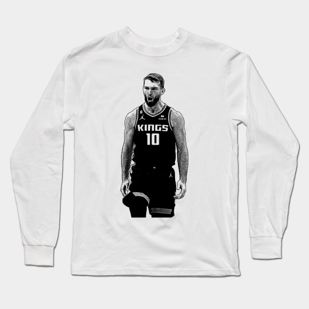 Domantas Sabonis Long Sleeve T-Shirt by Puaststrol